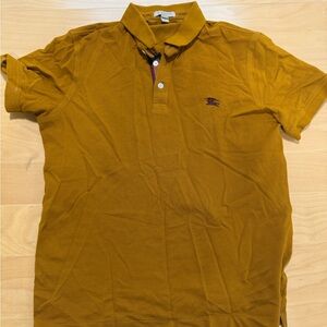 Burberry Mustard Polo Shirt